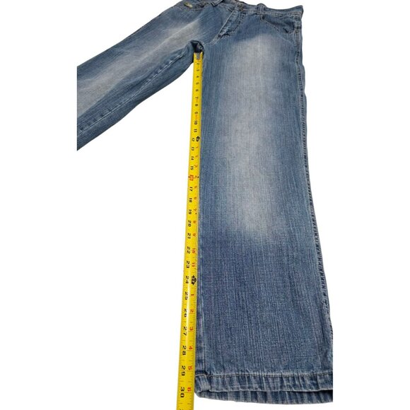 Y2K Southpole Denim Jeans Mens 30 Grunge Baggy Skater Pants Wide Leg 32x30 VTG - Picture 9 of 14